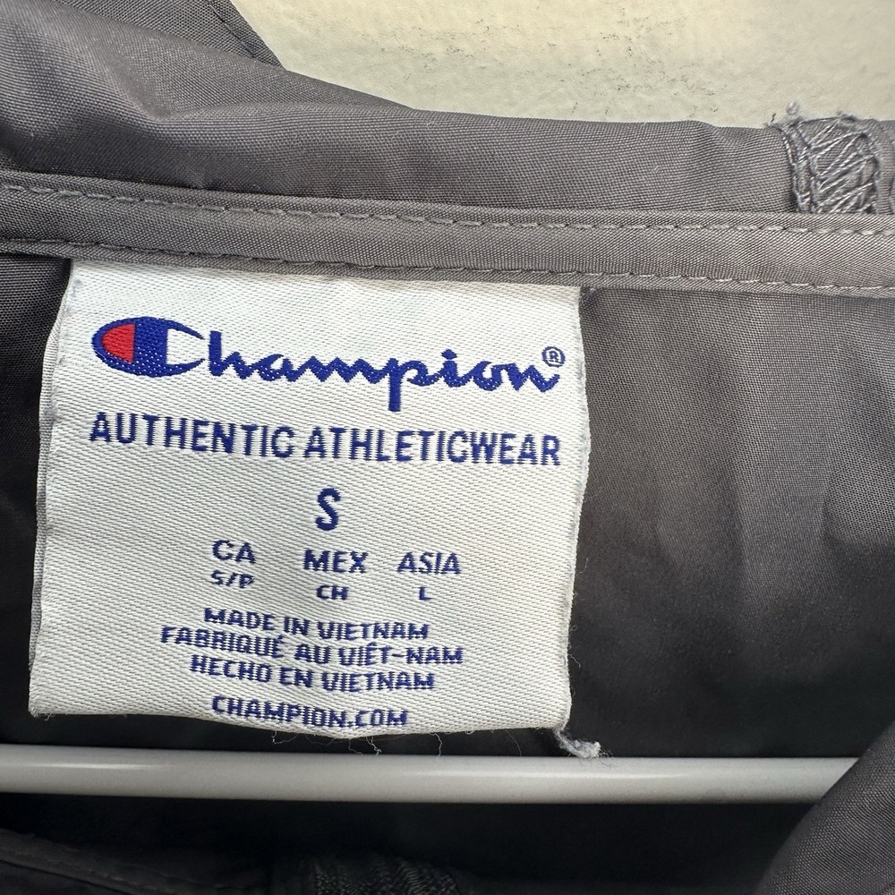 St. Josephs College Champion Packable Half Zip Windbreaker Small Hooded Jacket - Picture 5 of 6